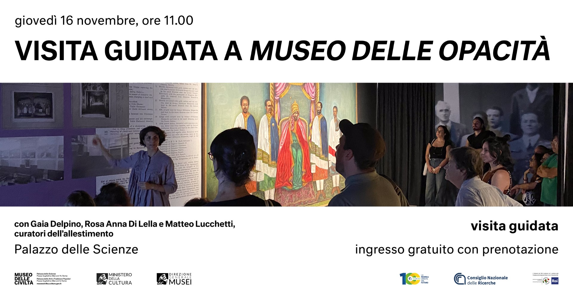 Visita guidata gratuita a “Museo delle Opacità”